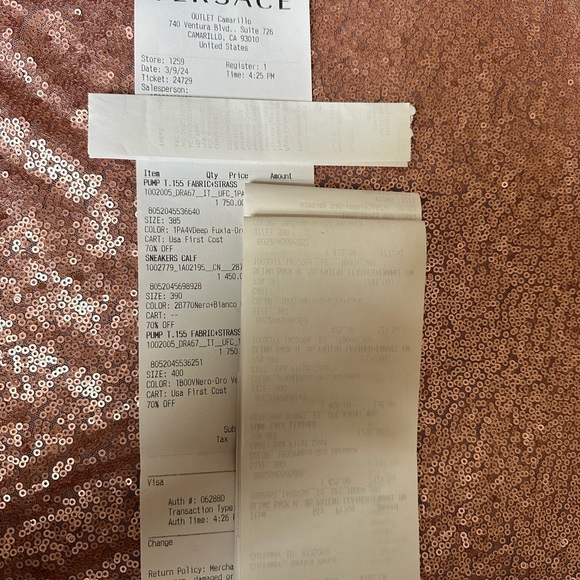 Versace Sandals Sz 8 Pink. Authentic Aevitas Medusa Crystal Ankle-Strap Platform - Picture 5 of 17